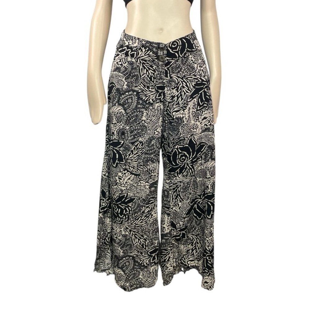 Umbrale wide leg floral line pattern palazzo pant sz 36 
S/M